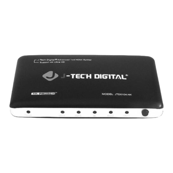 J-Tech Digital JTD0104/4K User Manual