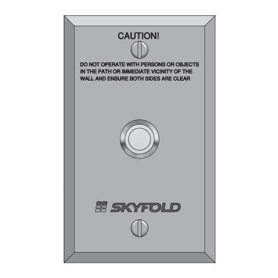 Dormakaba SKYFOLD CLASSIC Series Owner's Manual