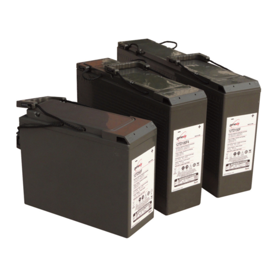 EnerSys Genesis TD Installation, Operation And Maintenance
