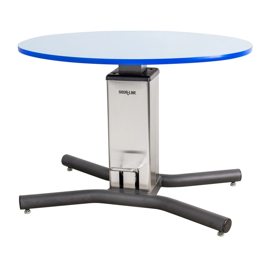 SHOR-LINE Feline LS Exam Table Product Manual