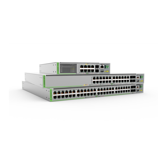 Allied Telesis AlliedWare Plus GS980MX Series Installation Manual