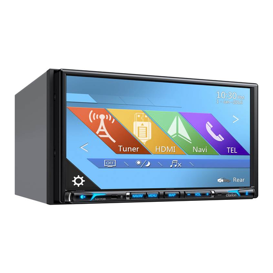 Clarion NX706AU Owner's Manual