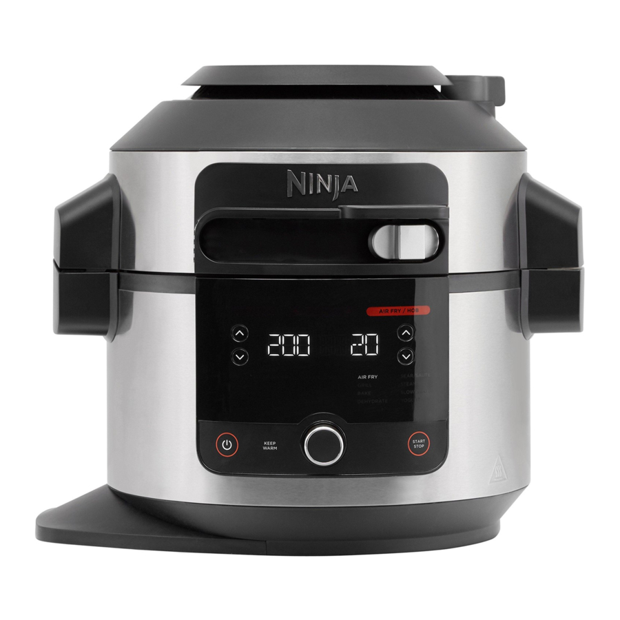Ninja Foodi SmartLid OL550UK - 11-in-1 Multi-Cooker 6L Manual