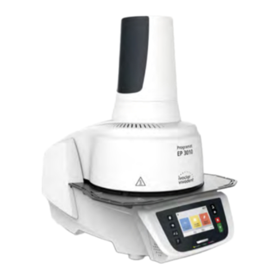 Ivoclar Vivadent Programat EP 3010 G2 Short Instructions