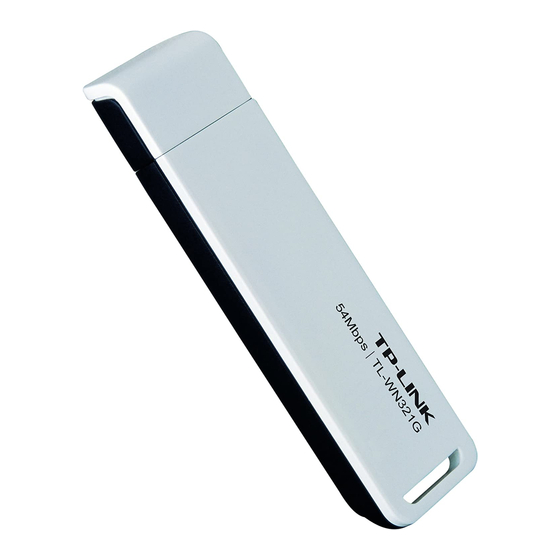 TP-Link TL-WN321G User Manual