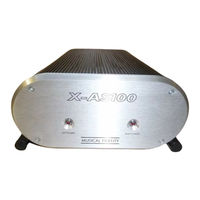Musical Fidelity X-AS100 Instructions For Use Manual