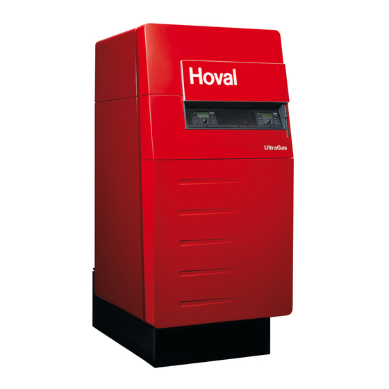 Hoval UltraGas 125 Installation Instructions Manual