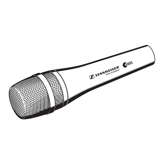 Sennheiser Evolution 855 Manuals