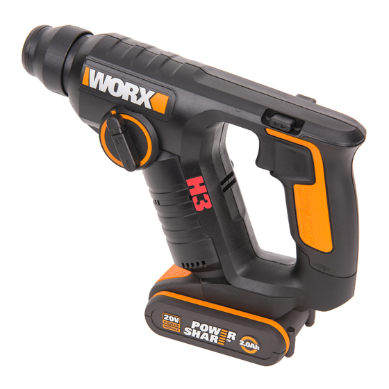 Worx H3 WX394 Original Instructions Manual