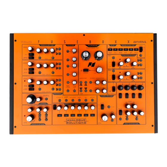 Analogue Solutions FUSEBOX X User Manual