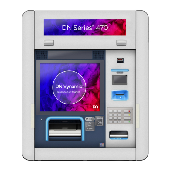 DIEBOLD NIXDORF DN 470 Series ATM System Manuals