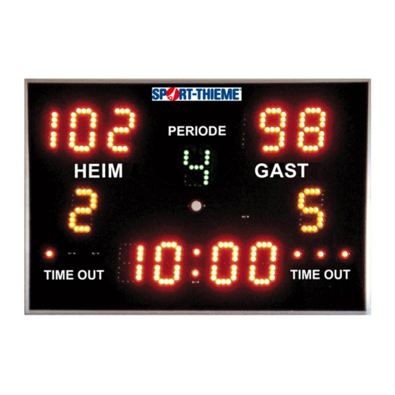 Sport-thieme MULTISPORT MAXI Quick Start Manual