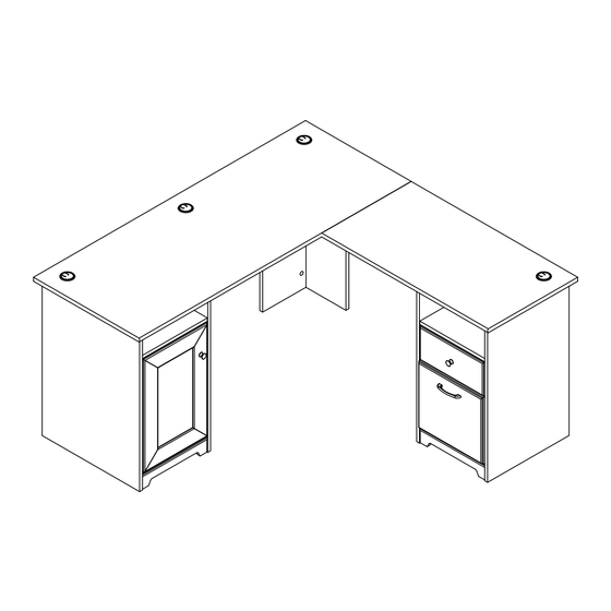 bbf 60" Wide L-Desk Assembly Manual