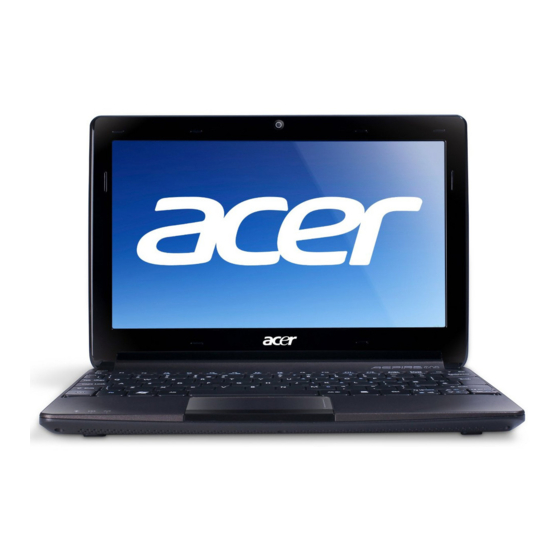 Acer Aspire ONE 722 User Manual