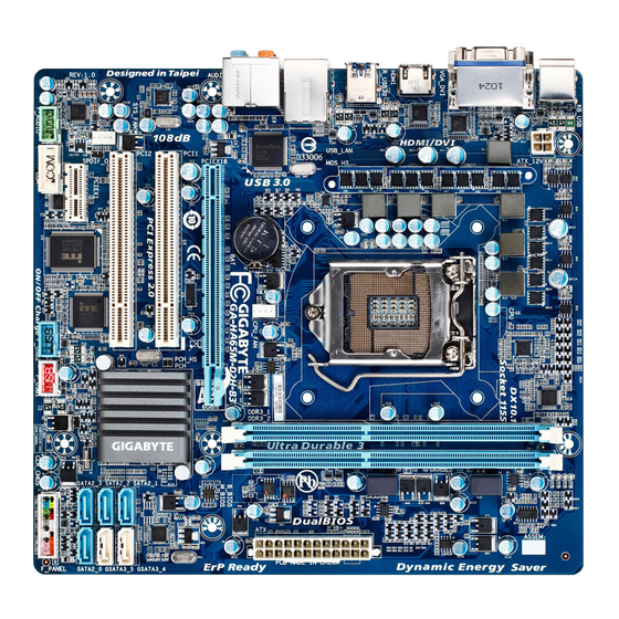 Gigabyte GA-HA65M-D2H-B3 User Manual