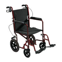 Drive expedition aluminum transport chair Quick Manual