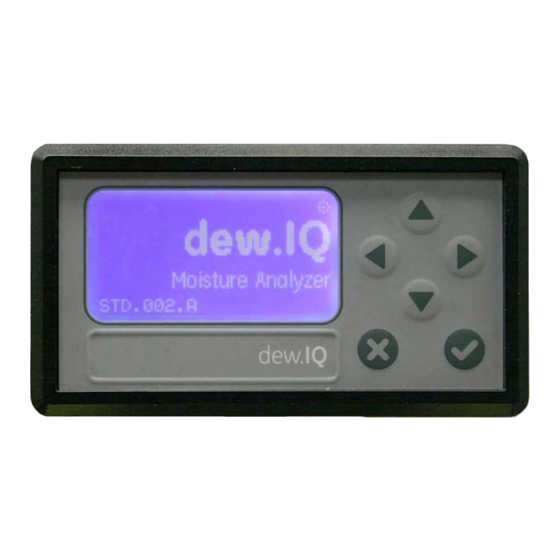 Baker Hughes Panametrics dew.IQ User Manual