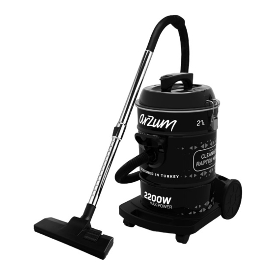 Arzum CLEANART RAPTOR MAXX AR 4107 Instruction Manual