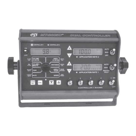 micro-trak DUAL CONTROL MT-3405D Reference Manual
