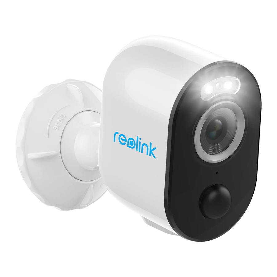 Reolink Argus 3 Pro - Smart 2K 4MP Wire-Free Camera Manual