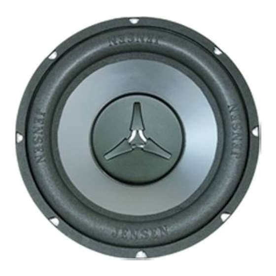 Jensen JX1000 Technical Manual
