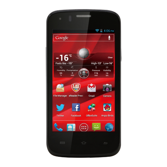 Prestigio MultiPhone 4055 DUO User Manual