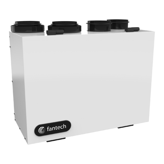 Fantech VHR 704 Installation Manual