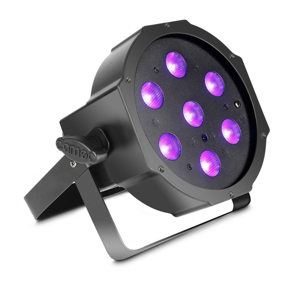 Cameo CLPFLAT1UVIR LED UV PAR Manuals