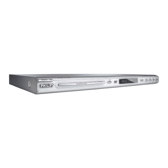 Philips DVP5100 User Manual