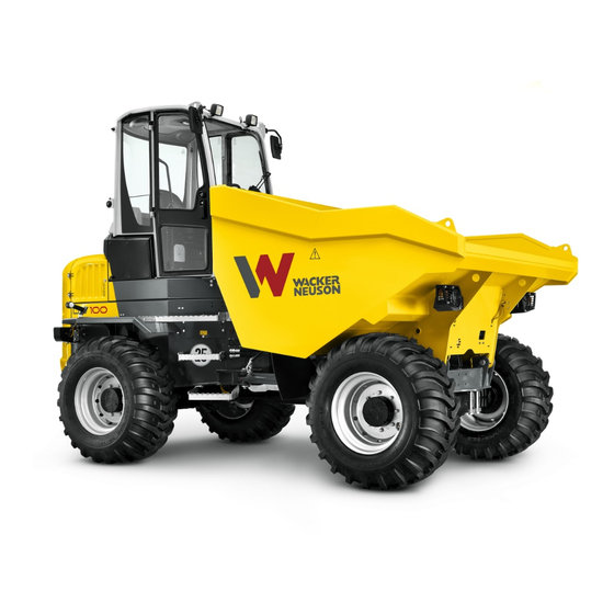 Wacker Neuson DW100 Operator's Manual