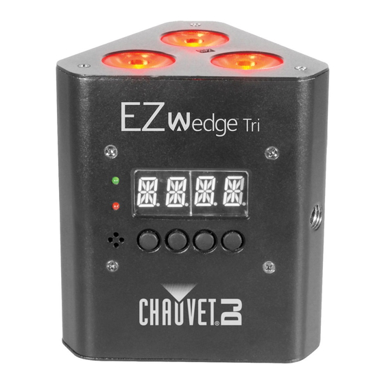 Chauvet EZ WEDGE Tri LED Wash Manuals