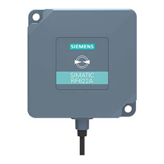 Siemens SIMATIC Ident RF622A ETSI Manuals