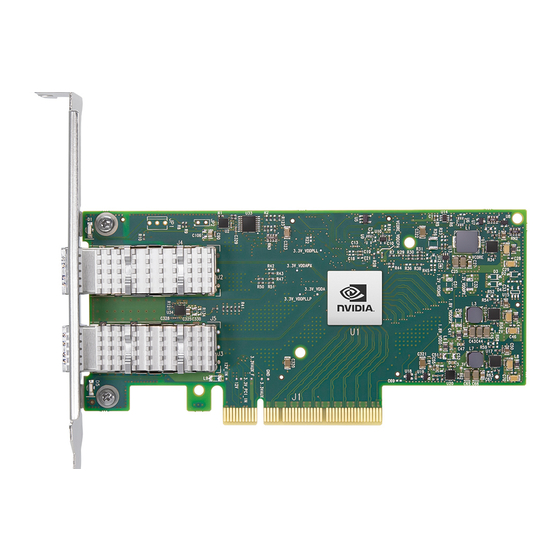Nvidia Mellanox ConnectX-4 Lx User Manual