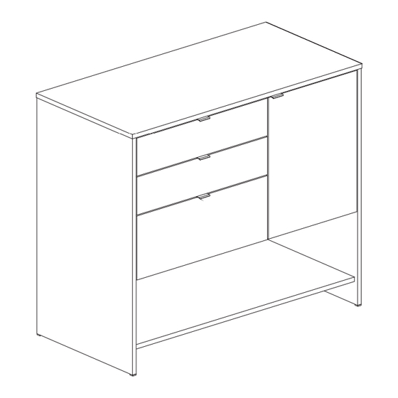 South Shore Craft Storage Cabinet with Drawers 770 Assembly Instructions Manual