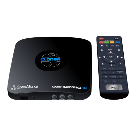 ClonerAlliance Box Pro User Manual