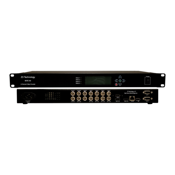 Z3 Technology Z3-MVE-40 User Instructions