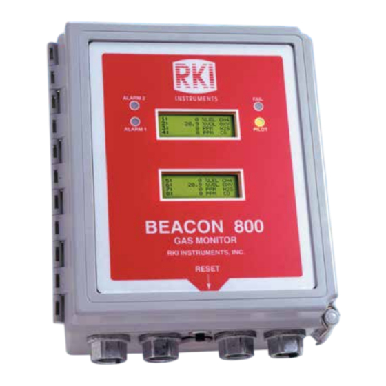 RKI Instruments Beacon 800 Quick Start Manual