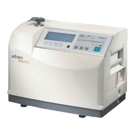 Adixen ASM 142 D User Manual