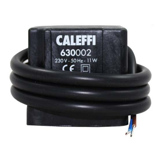 CALEFFI 630 Series Manual
