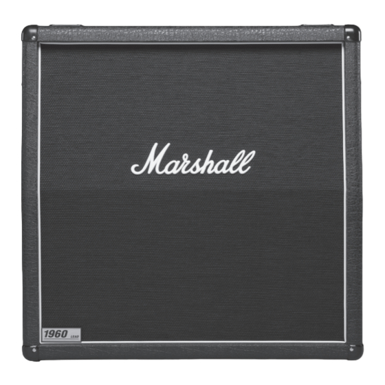 Marshall Amplification Origin212 Manual
