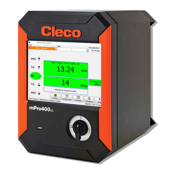 Cleco mPro400GCD-P Hardware Description