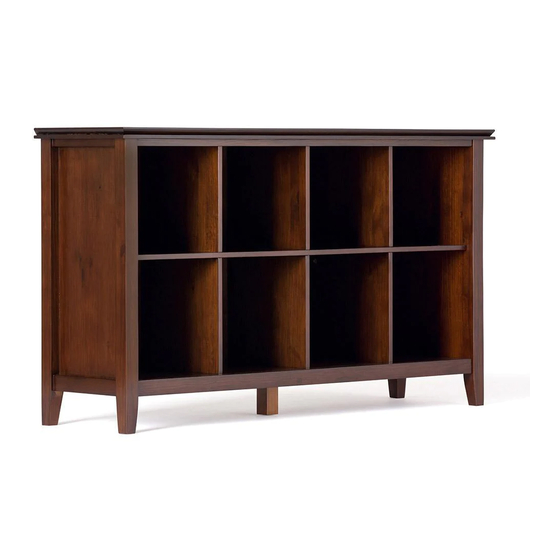 Simpli Home WyndenHall Brooklyn + Max AXCRART20-RUS Manuals
