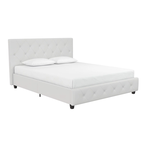 DHP Dakota Faux Leather Queen Bed 4027149 Assembly Instructions Manual