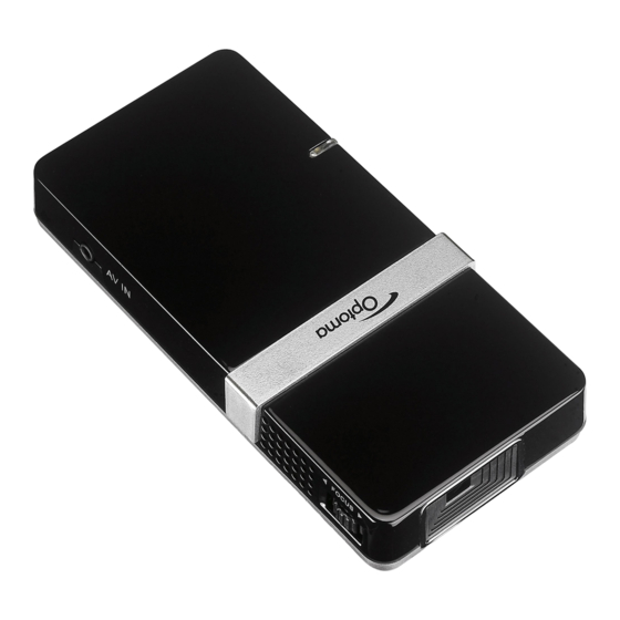 Optoma PK100 Manuals