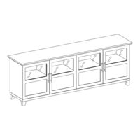 Walker Edison AZ70GD4DSG Assembly Instructions Manual