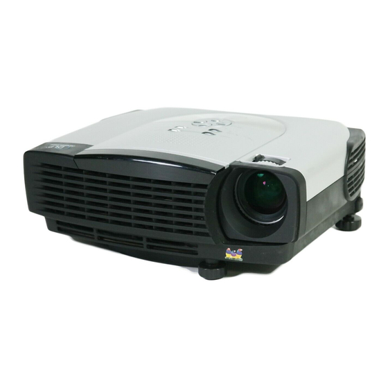 ViewSonic PJ458D Quick Start Manual