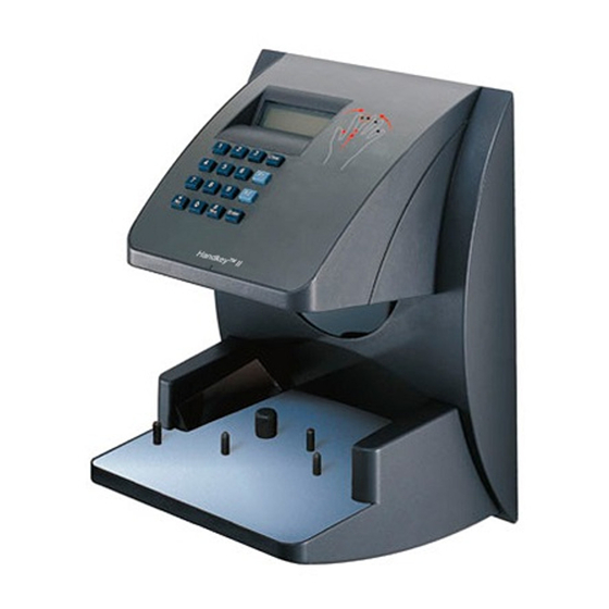 Recognition Systems HANDKEY II Manual