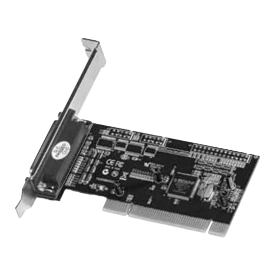 Hama 1x PCI Parallel Card Operating	 Instruction