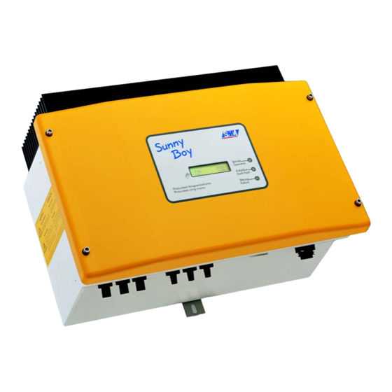 SMA Sunny Boy 2500 Installation Manual