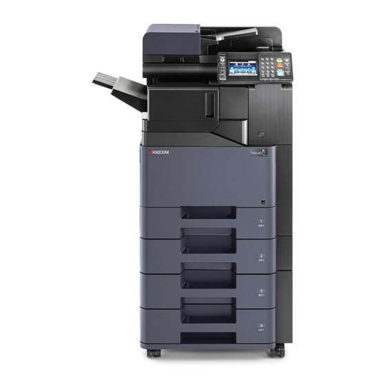 Kyocera TASKALFA 306ci First Steps Quick Manual